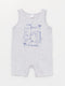 Crew Neck Printed Baby Boy Rompers